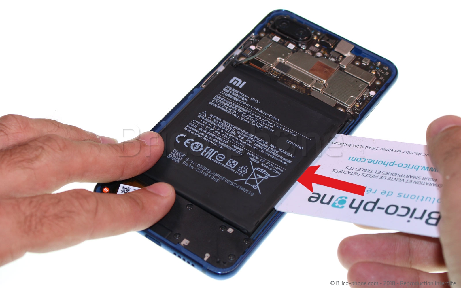 Changement d'écran (vitre+LCD) sur Mi 8 Lite photo 1