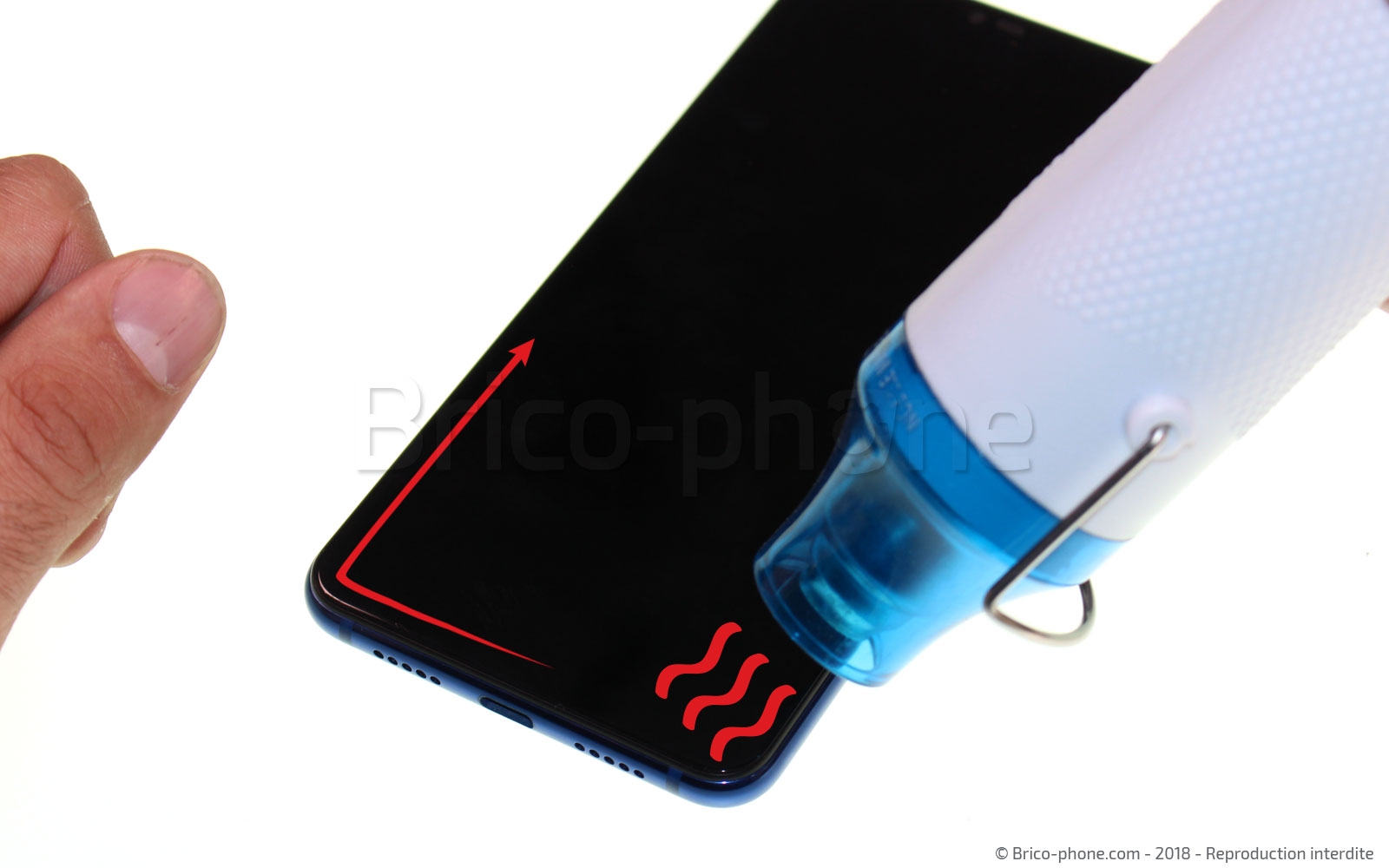 Changement d'écran (vitre+LCD) sur Mi 8 Lite photo 1
