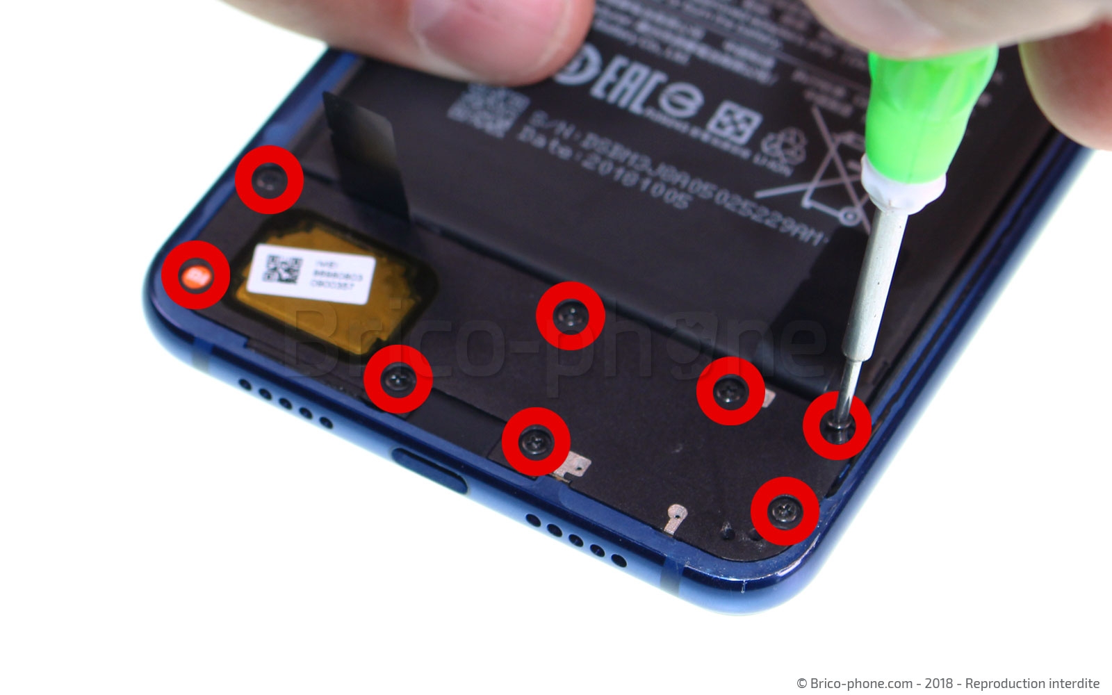 Changement du connecteur de charge sur Mi 8 Lite photo 1