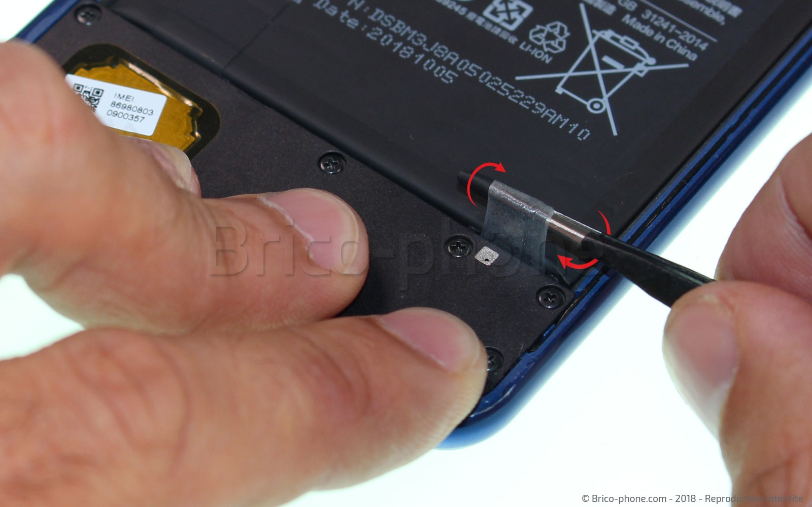 Changement de batterie sur Mi 8 Lite photo 2