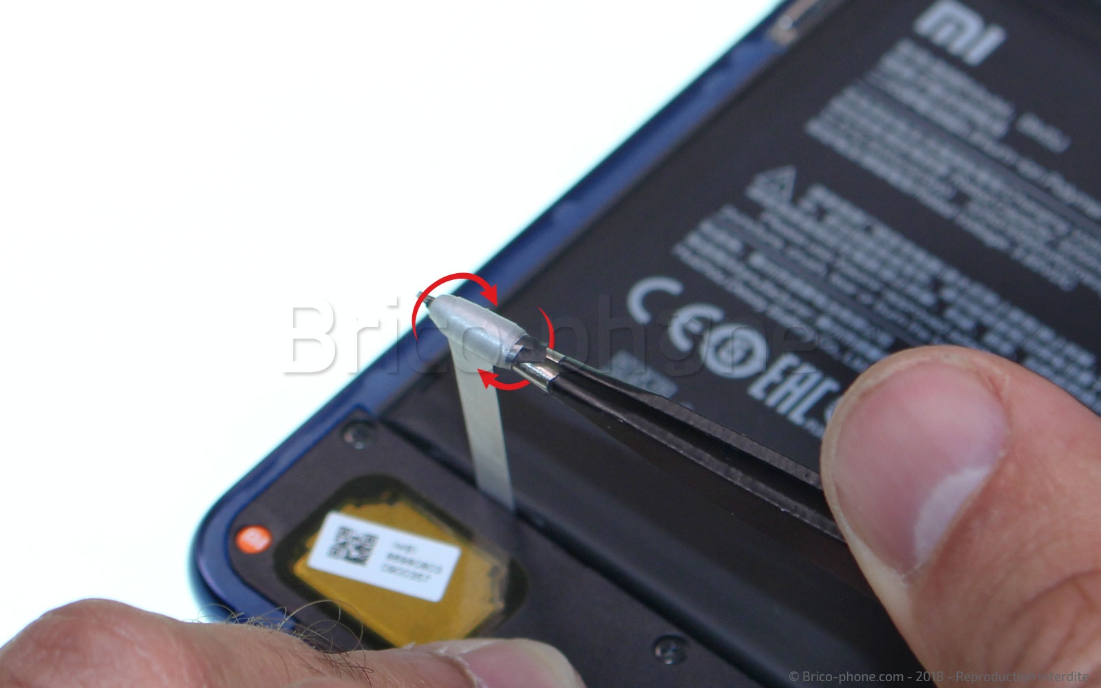 Changement de batterie sur Mi 8 Lite photo 3