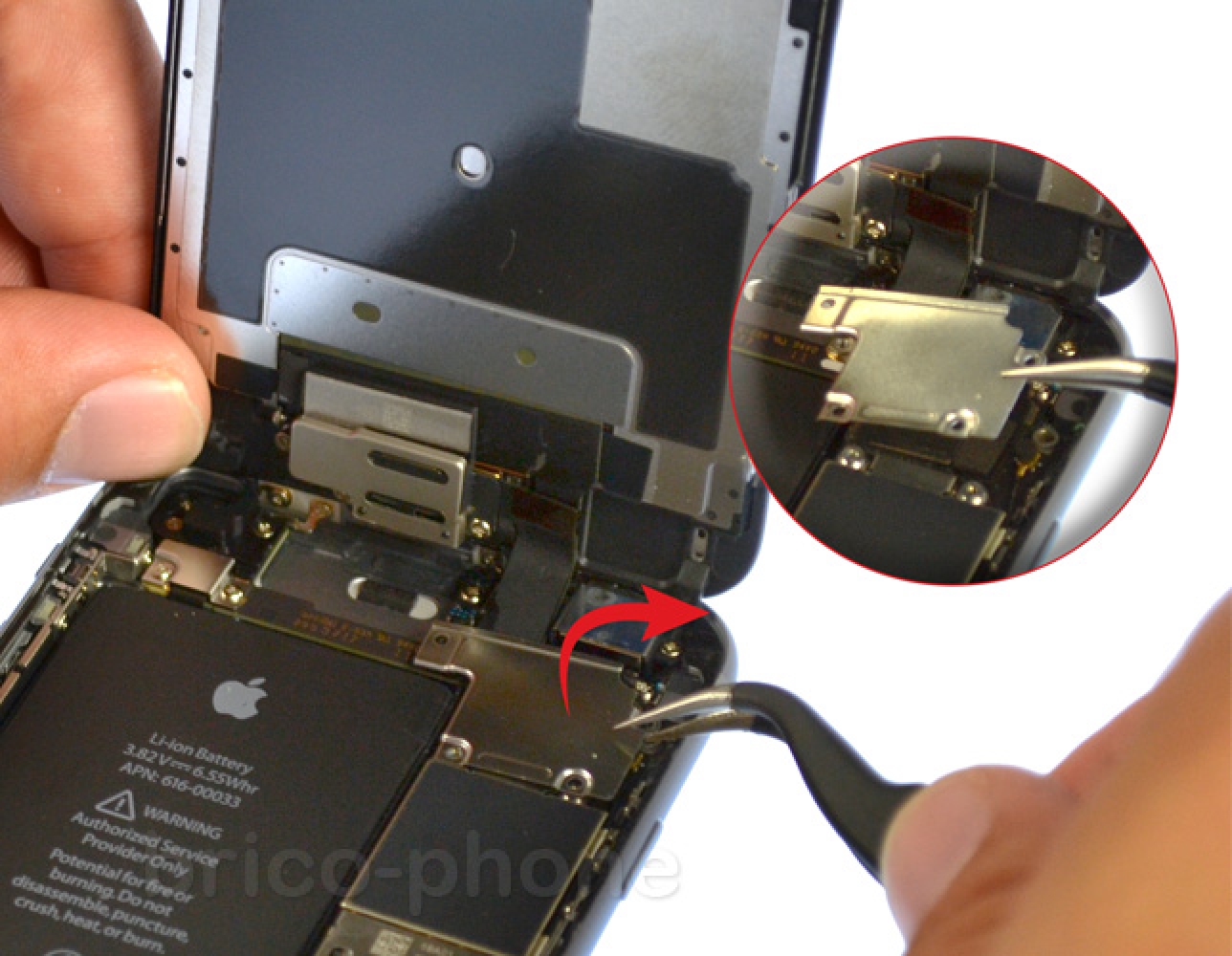 Changement de nappe caméra avant Facetime sur iPhone 6S photo 3