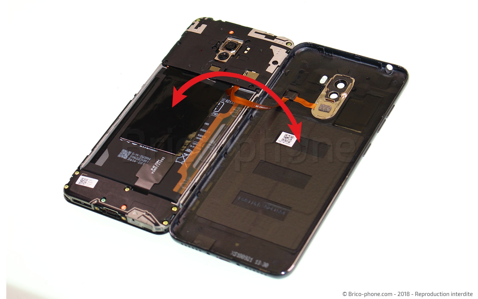 Changement d'écran (vitre+LCD) sur Pocophone F1 photo 2