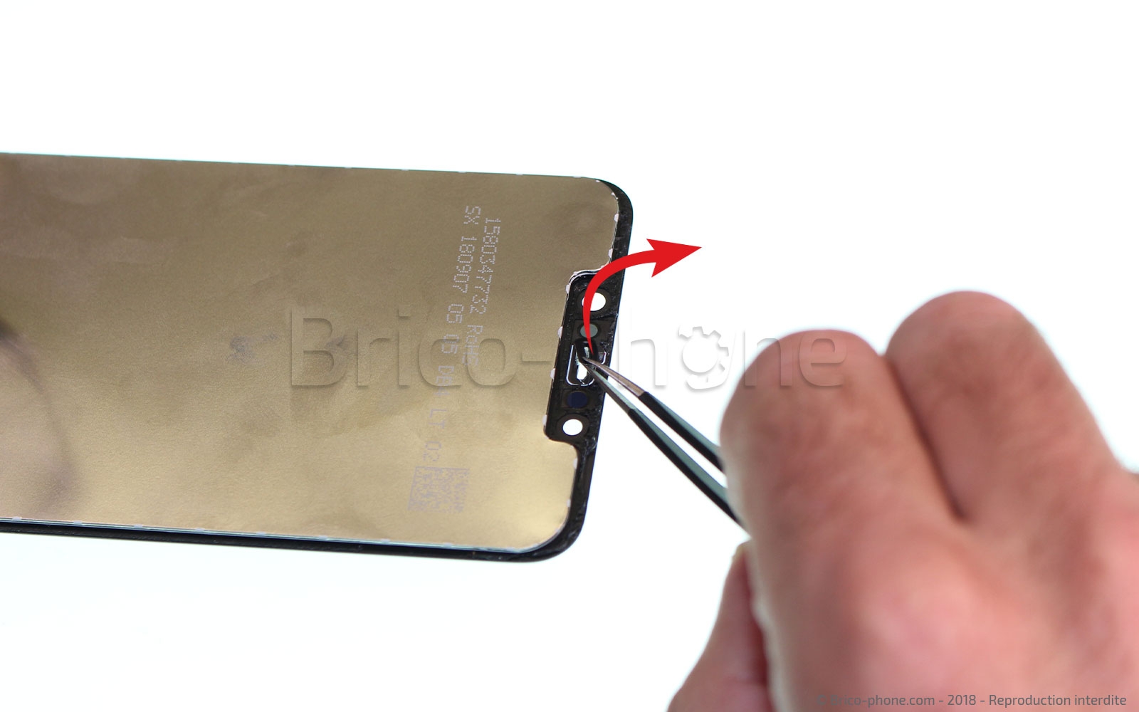 Changement d'écran (vitre+LCD) sur Pocophone F1 photo 2