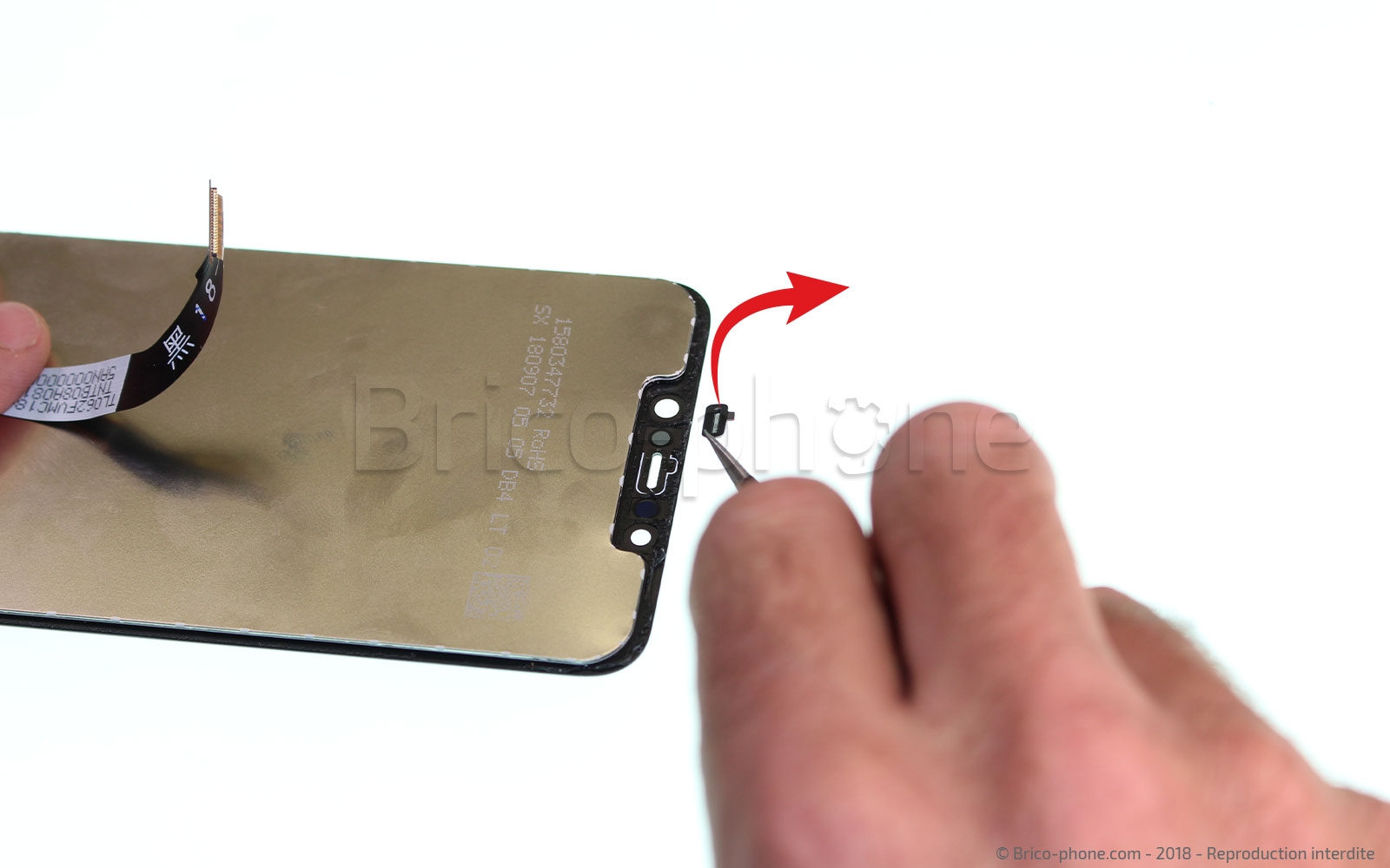 Changement d'écran (vitre+LCD) sur Pocophone F1 photo 3