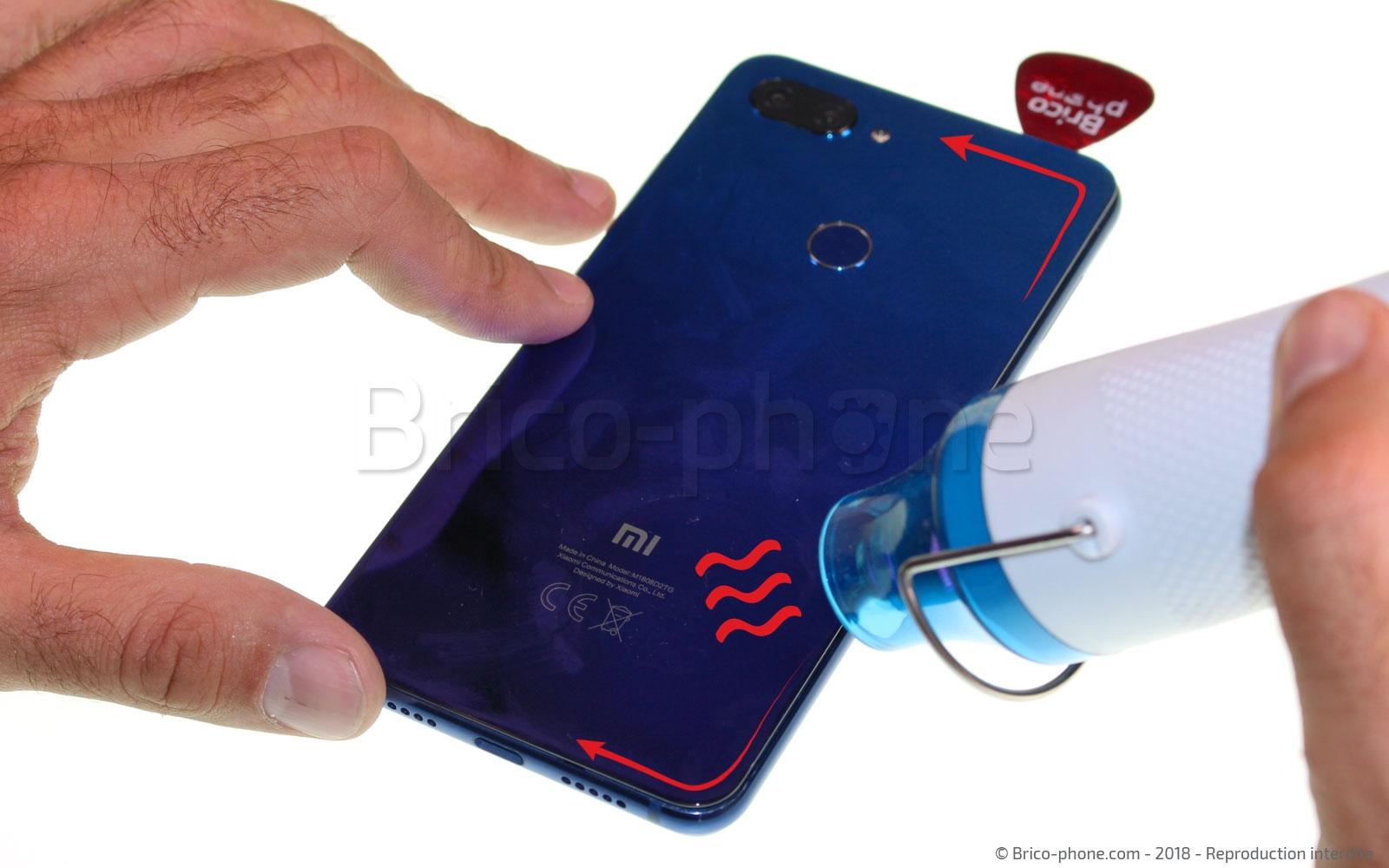 Changement de lecteur d'empreintes sur Mi 8 Lite photo 3