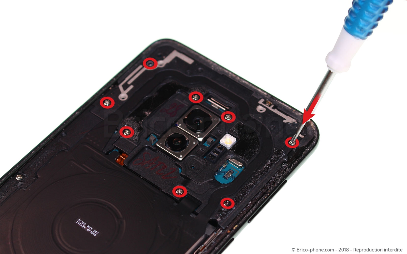 Changement de batterie sur Galaxy S9 Plus photo 2