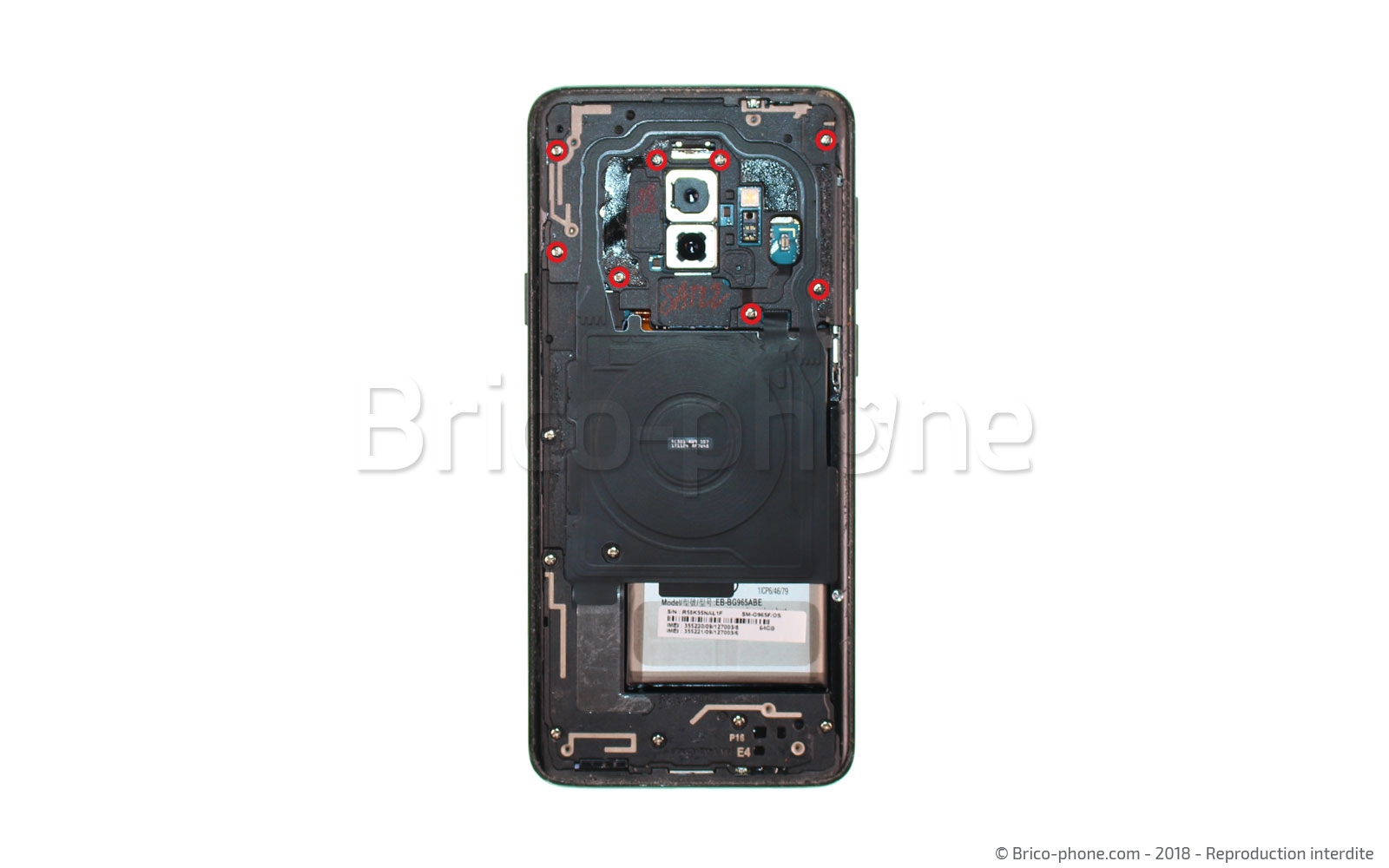 Changement de caméra avant sur Galaxy S9 Plus photo 1