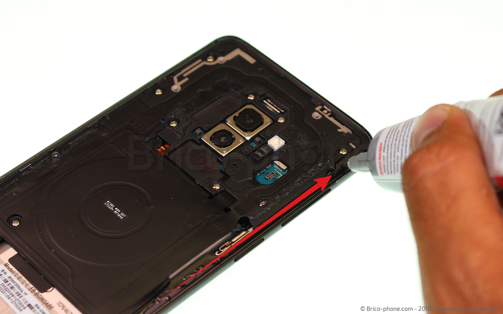 Changement de caméra avant sur Galaxy S9 Plus photo 1