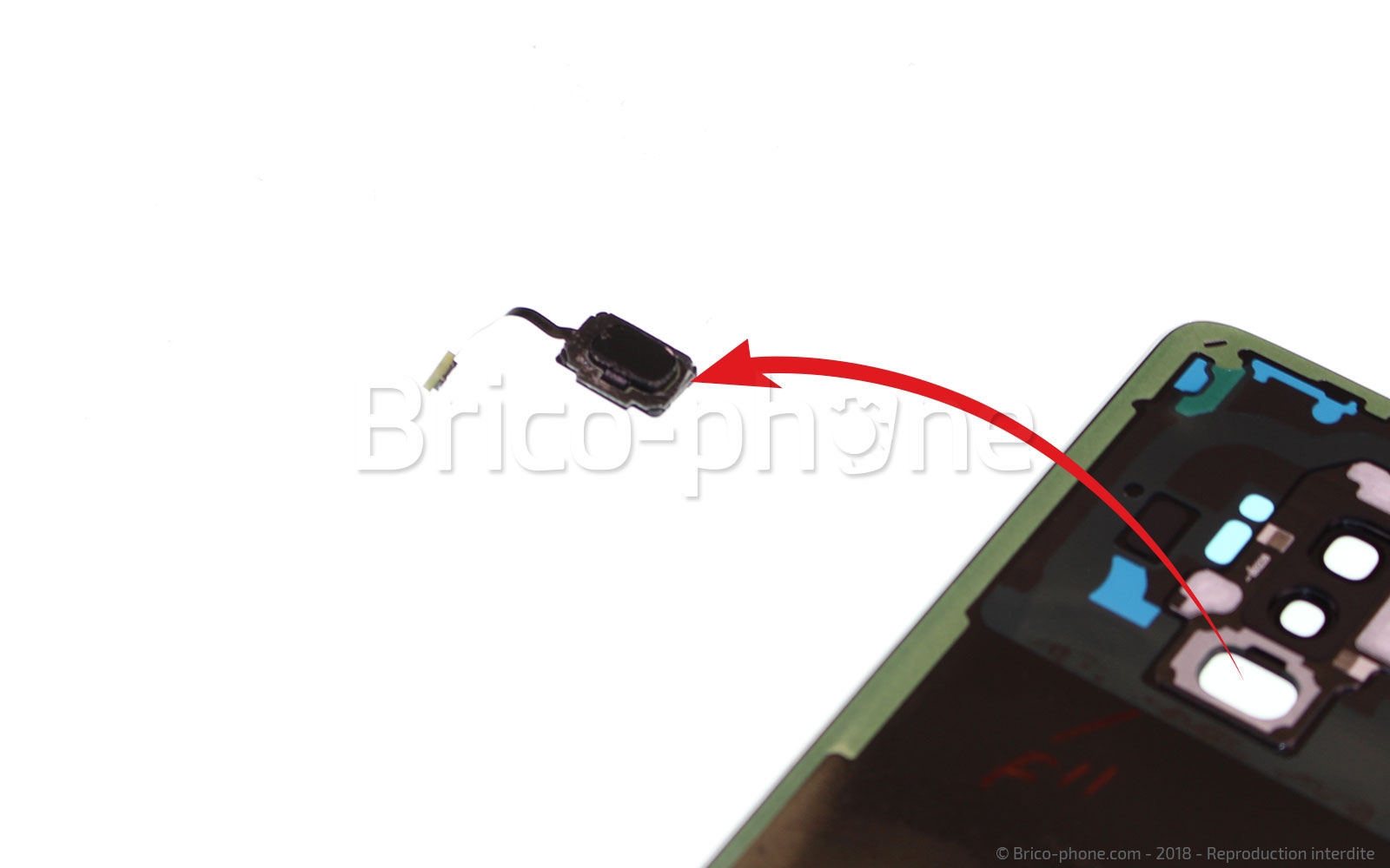 Changement de lecteur d'empreintes sur Galaxy S9 Plus photo 3