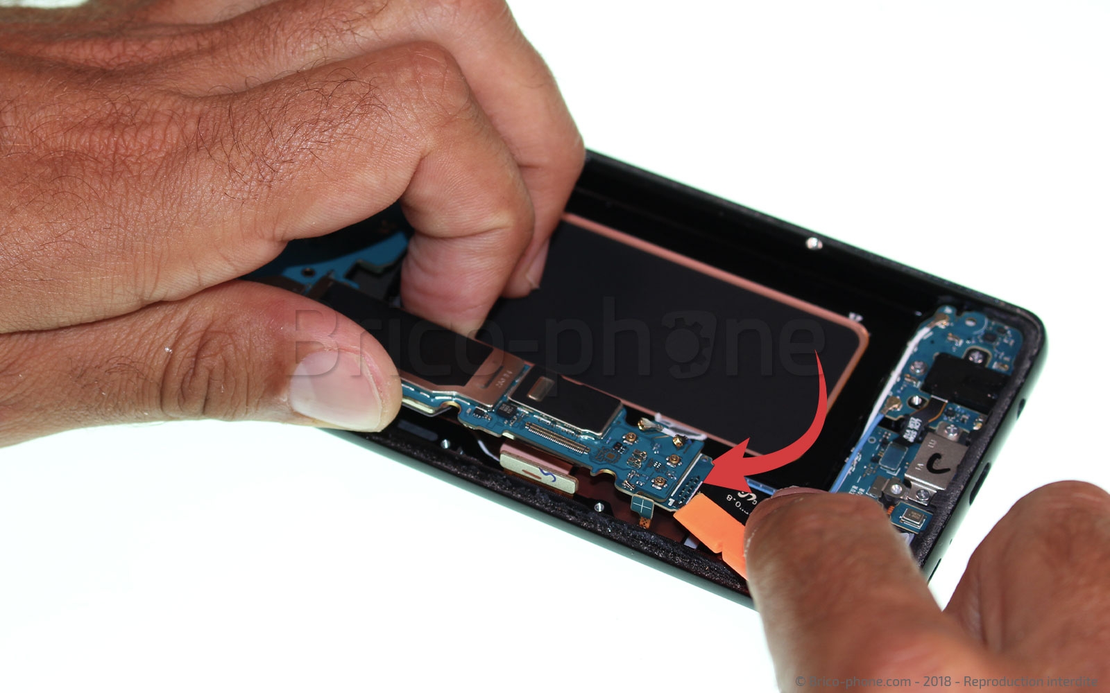 Changement d'écran (vitre+Amoled) sur Galaxy S9 Plus photo 1