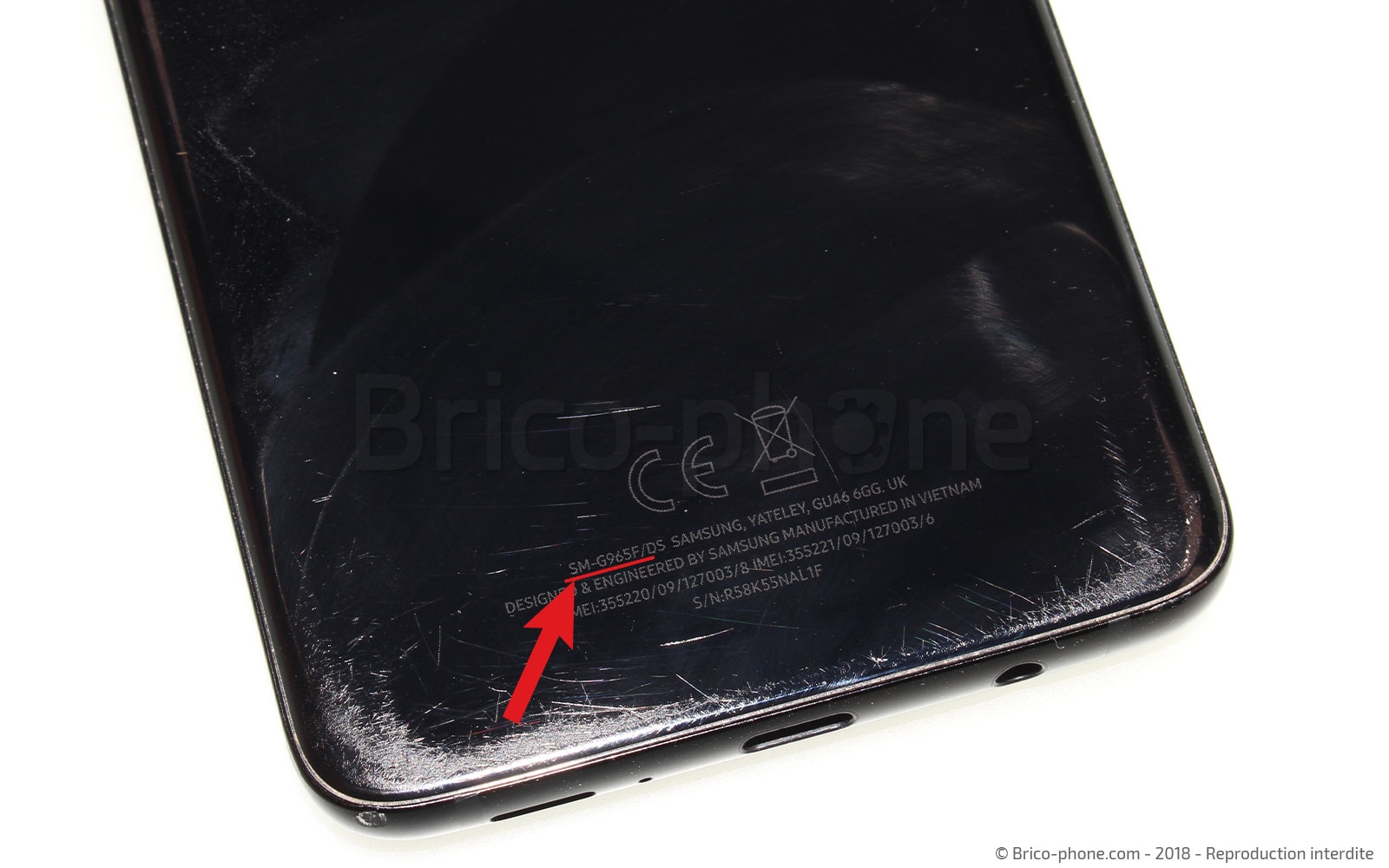 Changement de scanner d'iris sur Galaxy S9 Plus photo 1