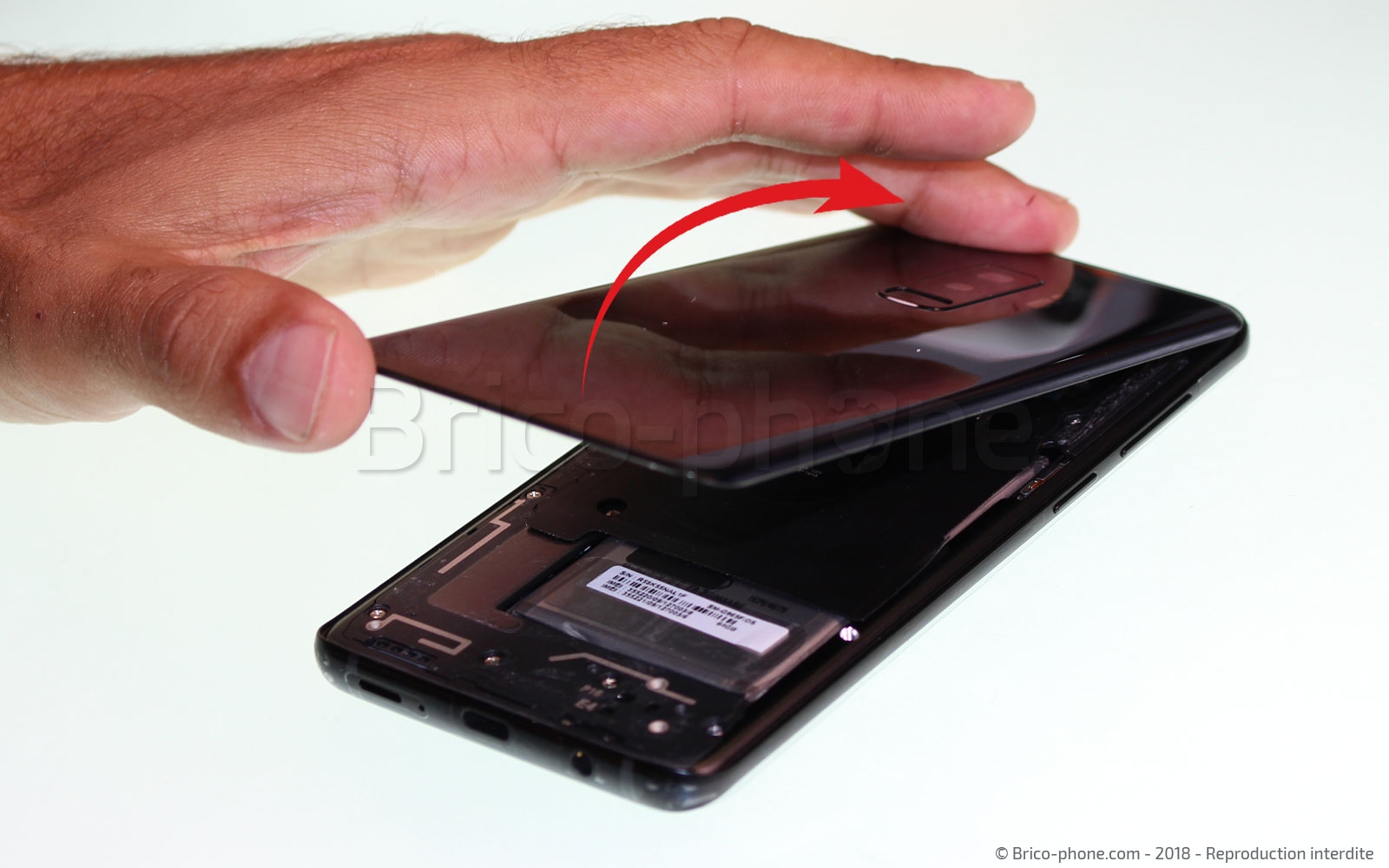 Changement de scanner d'iris sur Galaxy S9 Plus photo 2