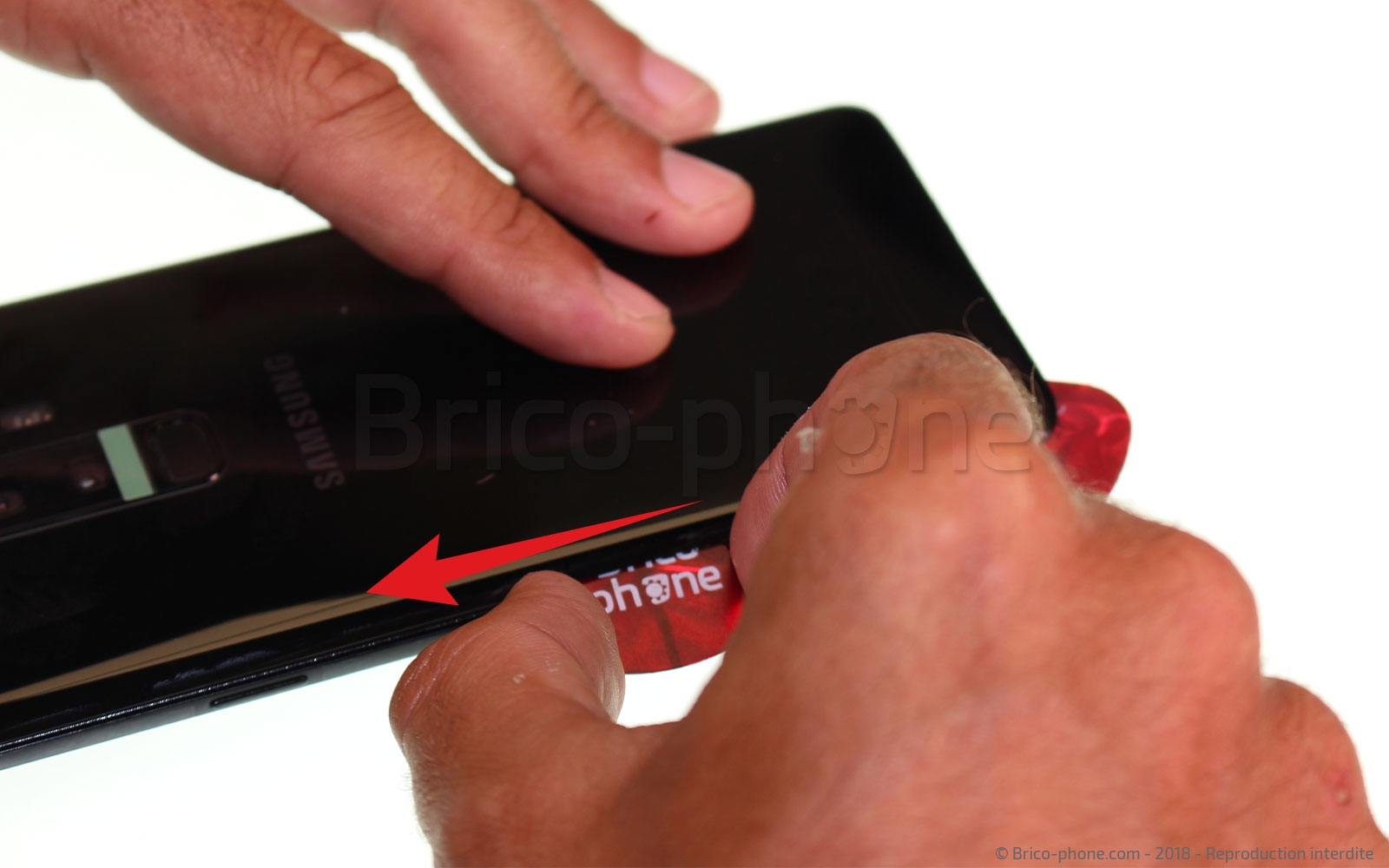 Changement de scanner d'iris sur Galaxy S9 Plus photo 3