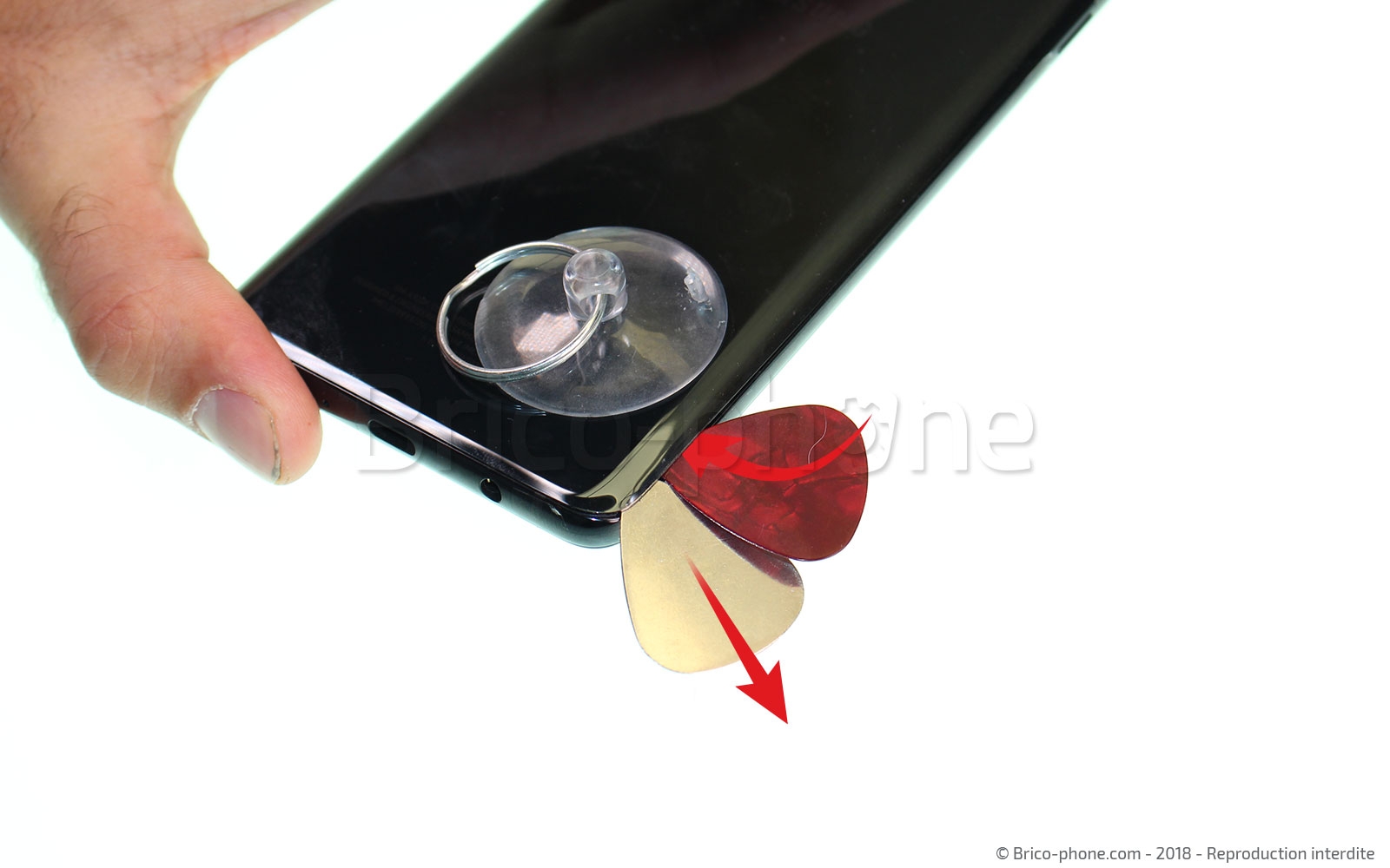 Changement de batterie sur Galaxy A9 2018 photo 4