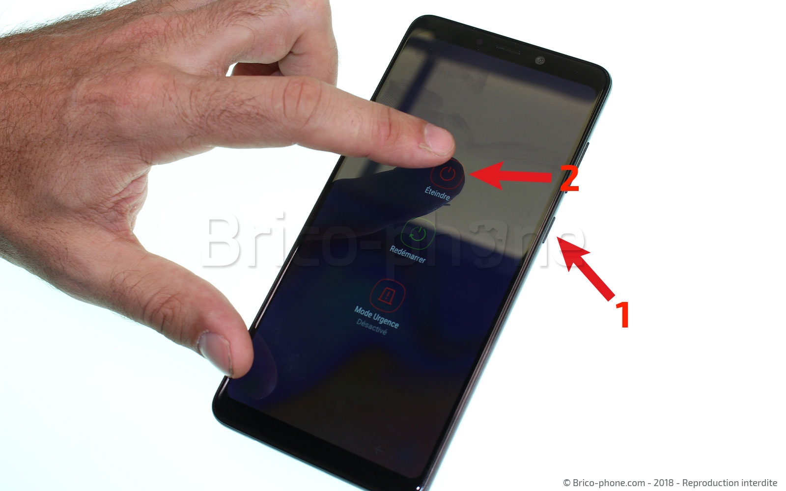 Changement de haut parleur externe sur Galaxy A9 2018 photo 1