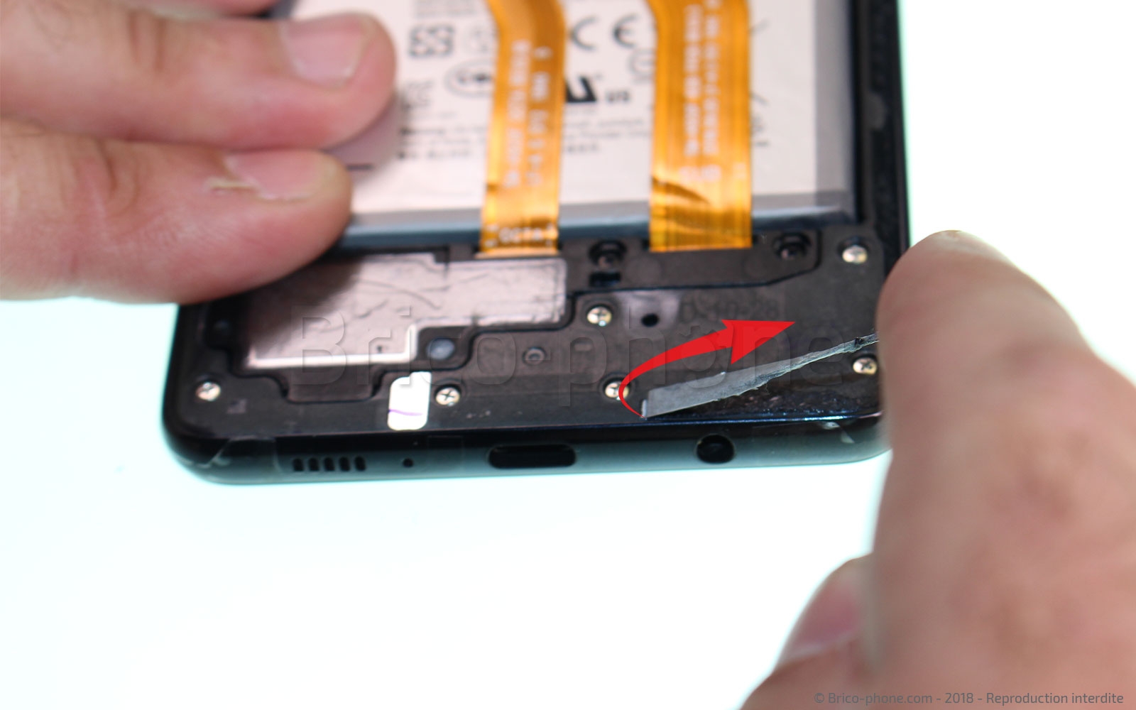 Changement de haut parleur externe sur Galaxy A9 2018 photo 1