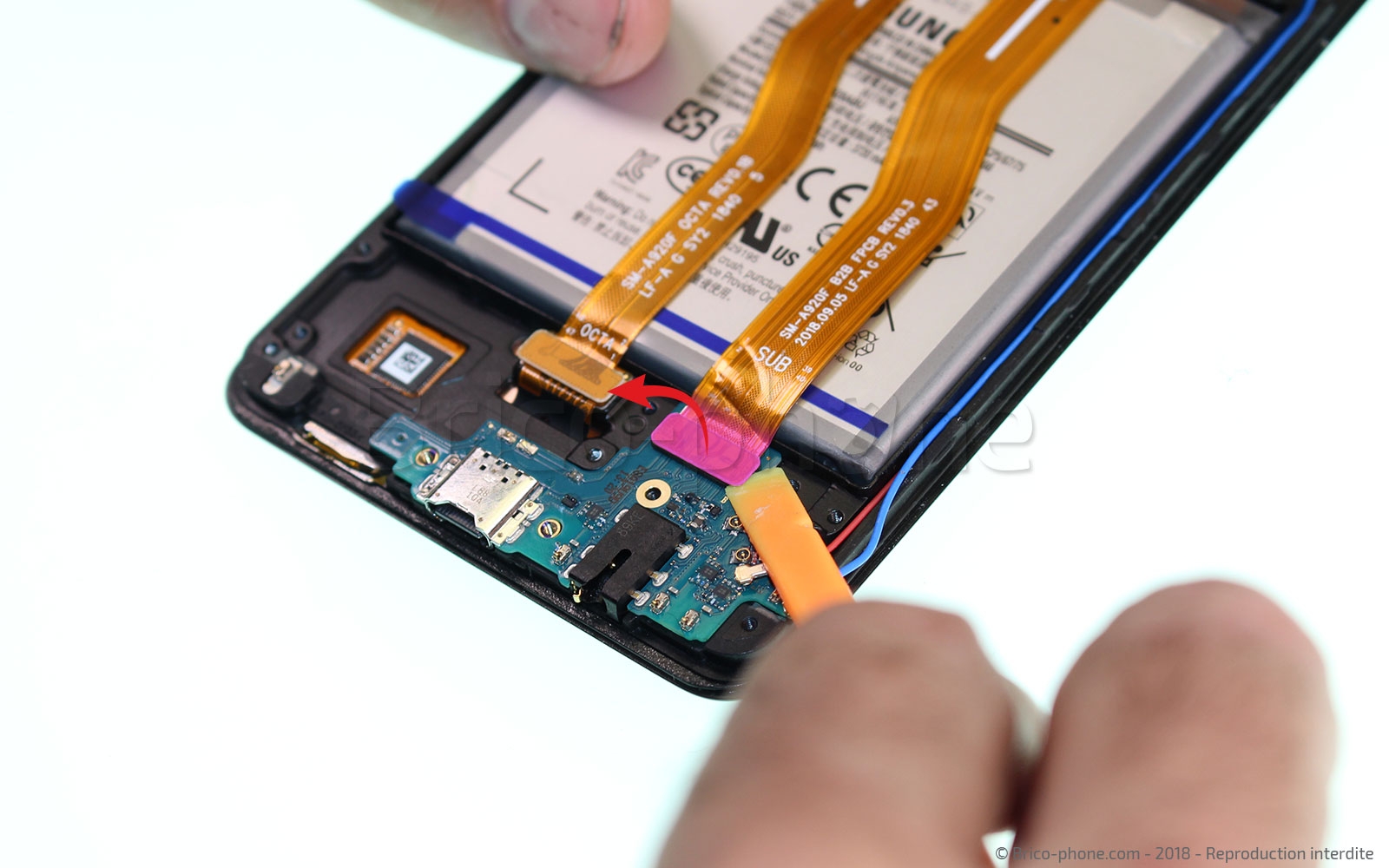 Changement de dock sur Galaxy A9 2018 photo 2