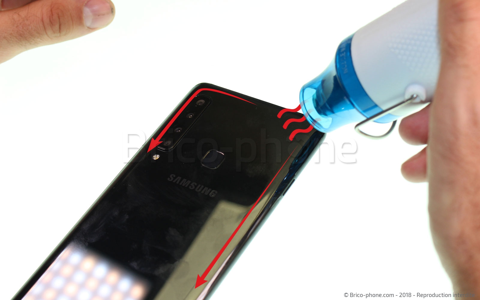 Changement de caméra avant sur Galaxy A9 2018 photo 1