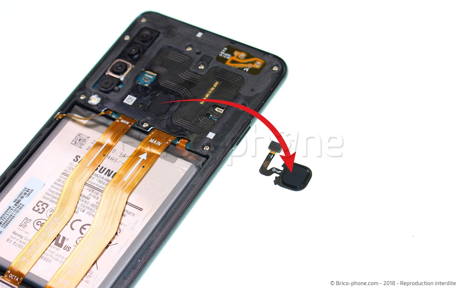 Changement de caméra avant sur Galaxy A9 2018 photo 4