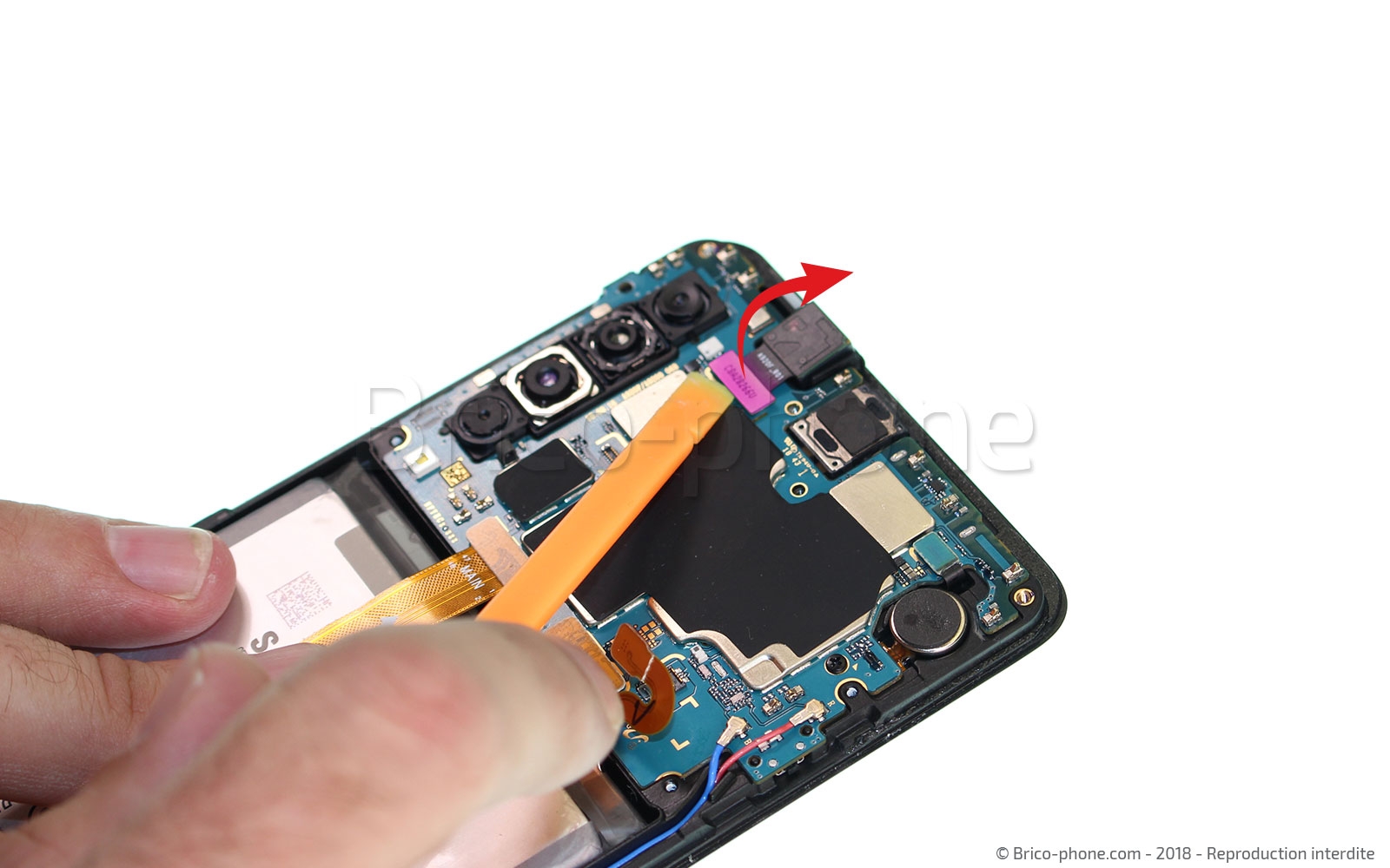 Changement de caméra avant sur Galaxy A9 2018 photo 1