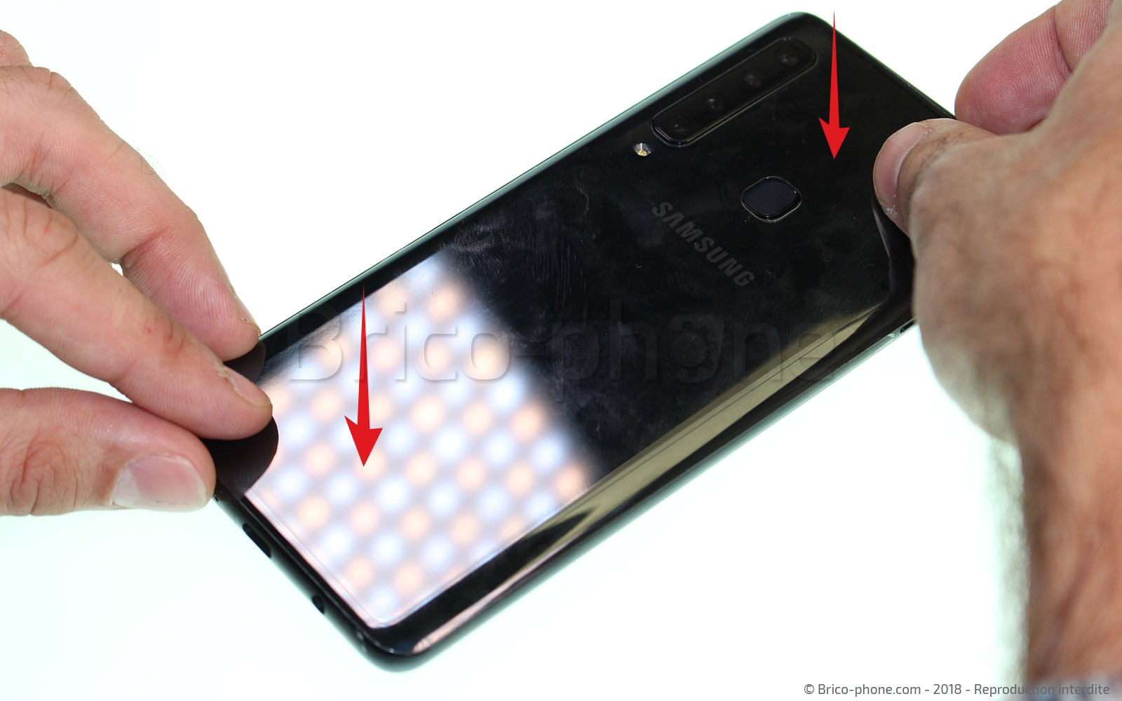 Changement de caméra avant sur Galaxy A9 2018 photo 3