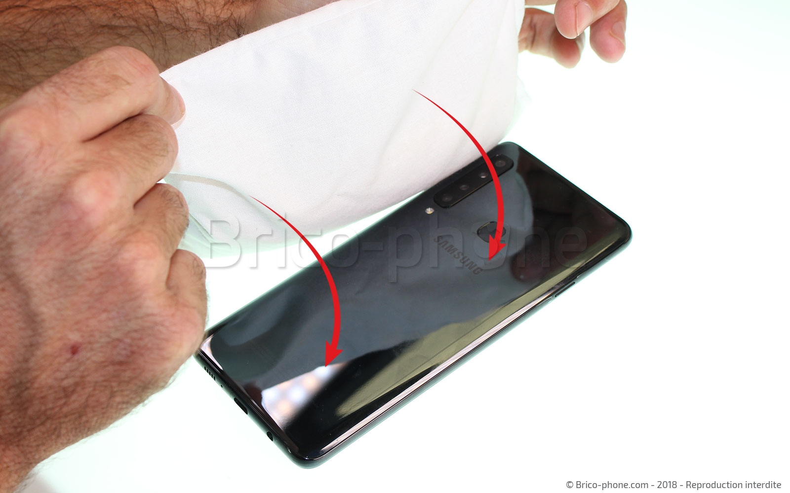 Changement de haut parleur interne sur Galaxy A9 2018 photo 2