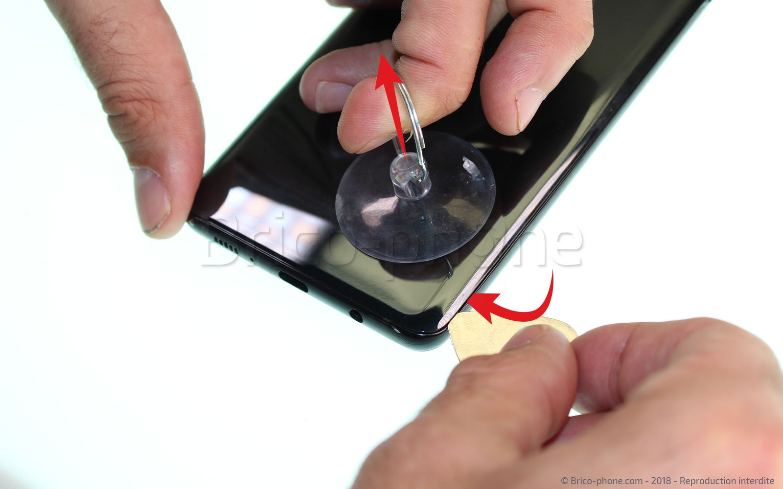 Changement de haut parleur interne sur Galaxy A9 2018 photo 2