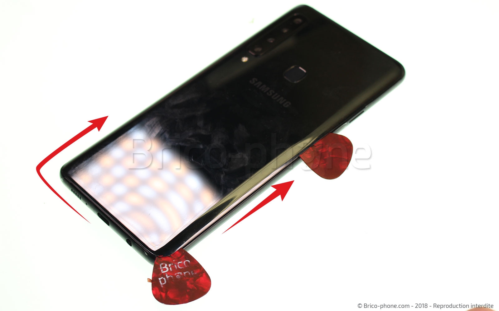 Changement de haut parleur interne sur Galaxy A9 2018 photo 2