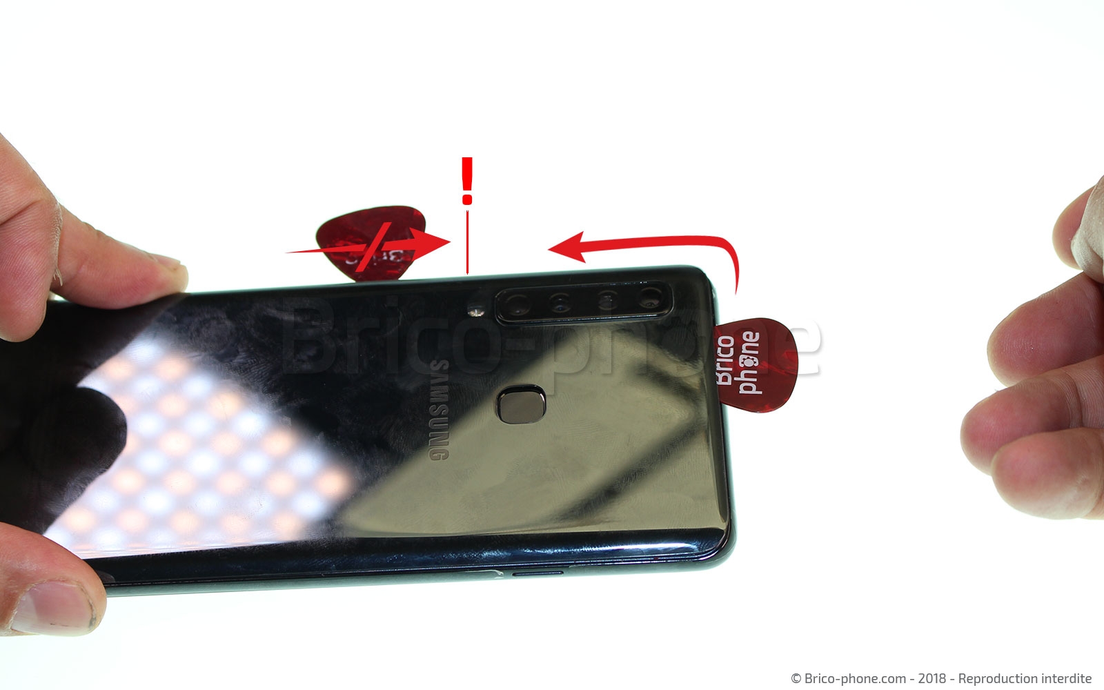 Changement de haut parleur interne sur Galaxy A9 2018 photo 3