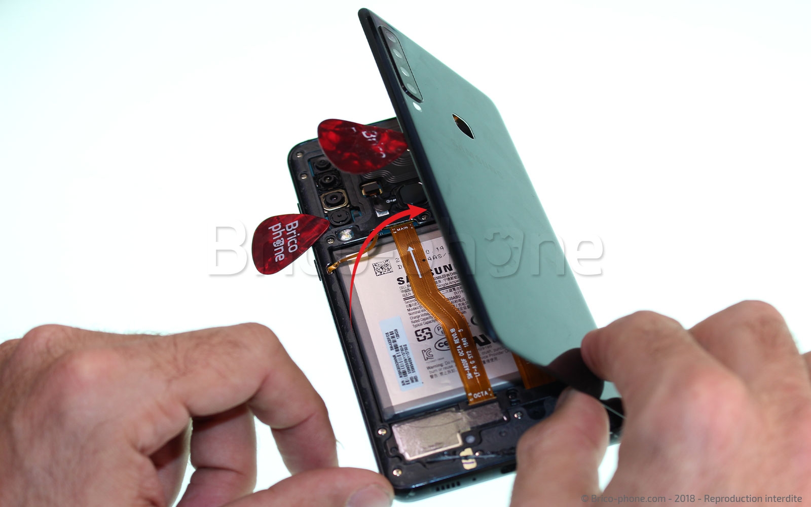 Changement de haut parleur interne sur Galaxy A9 2018 photo 1