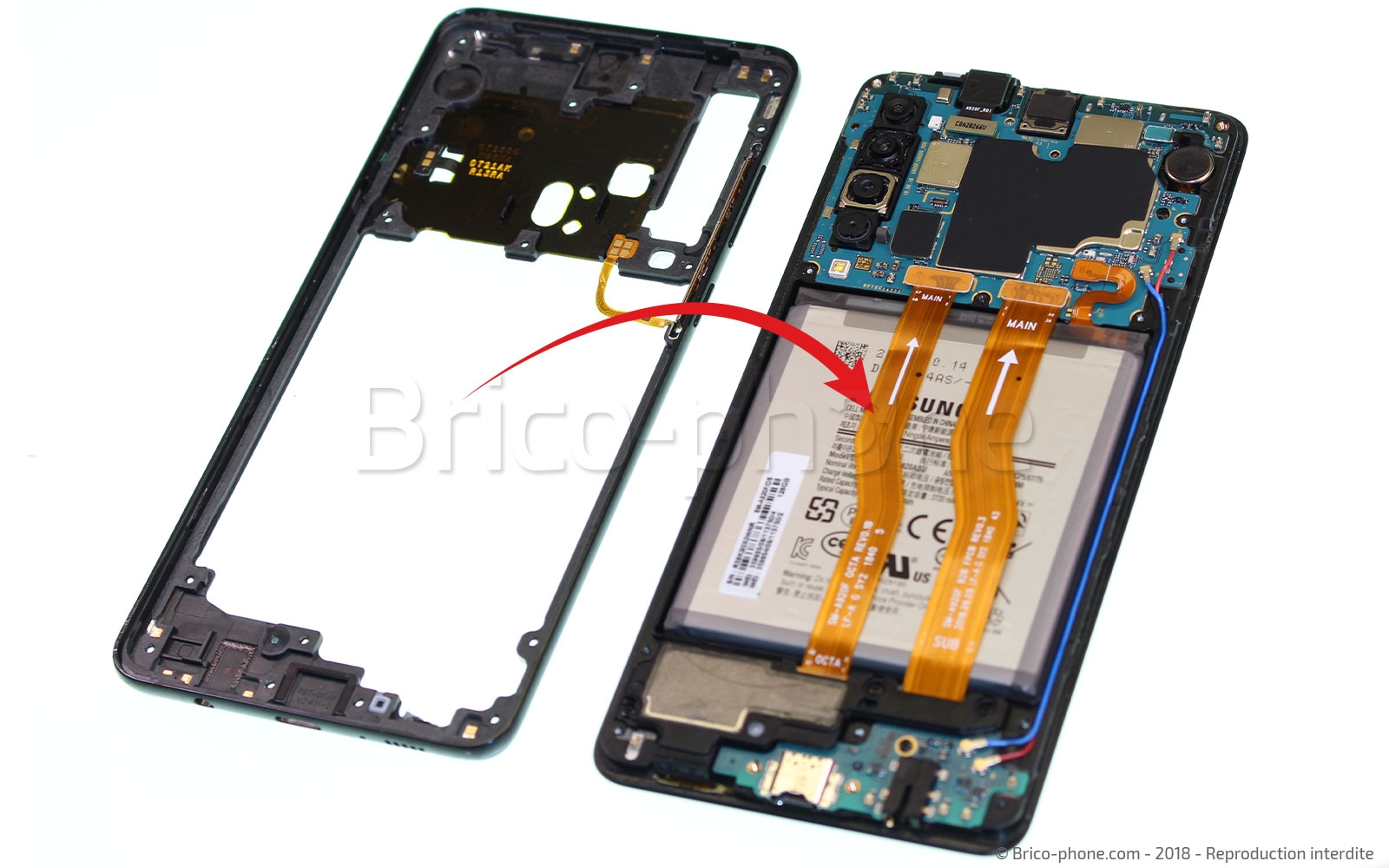 Changement de caméra arrière sur Galaxy A9 2018 photo 4