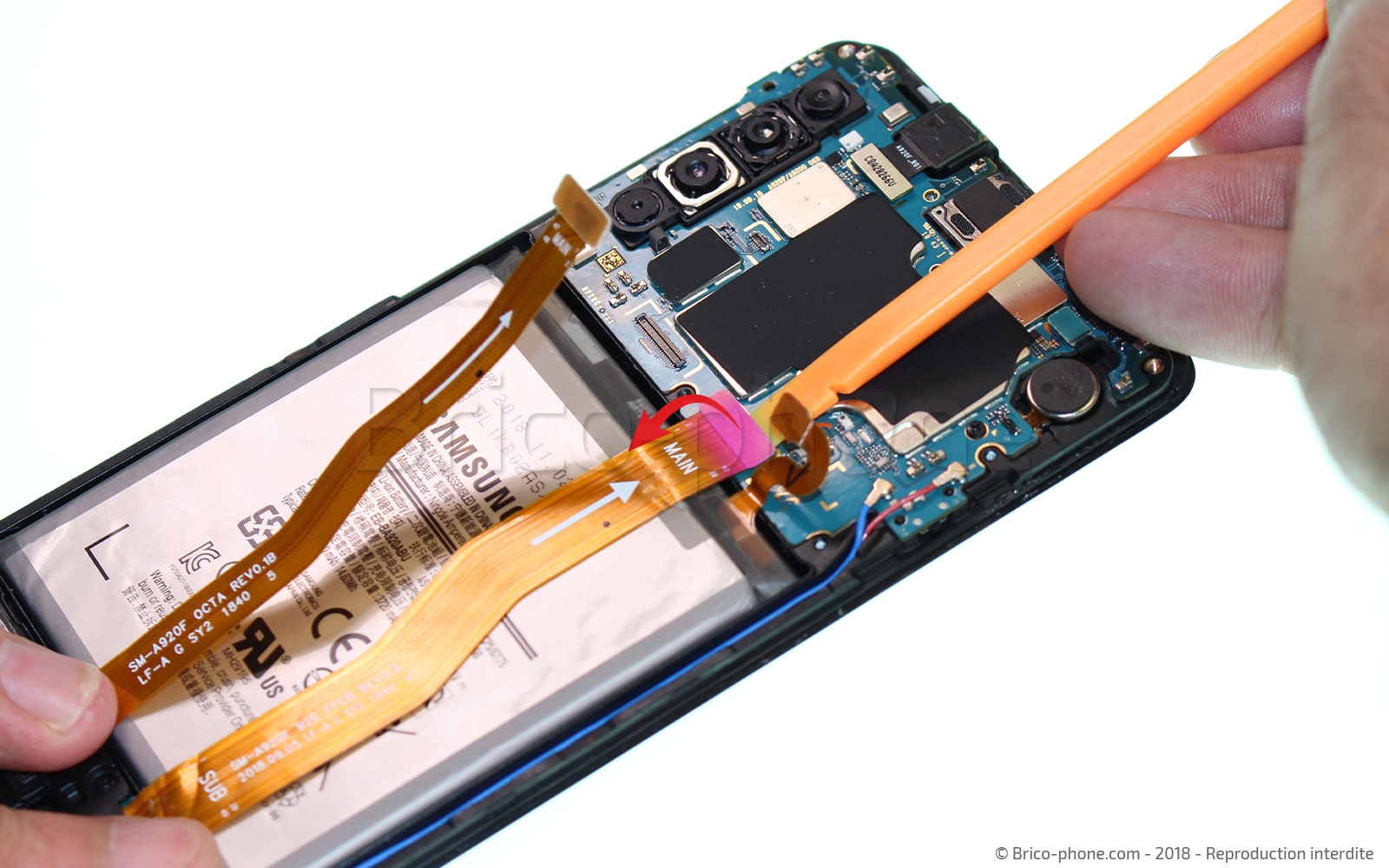 Changement de caméra arrière sur Galaxy A9 2018 photo 2