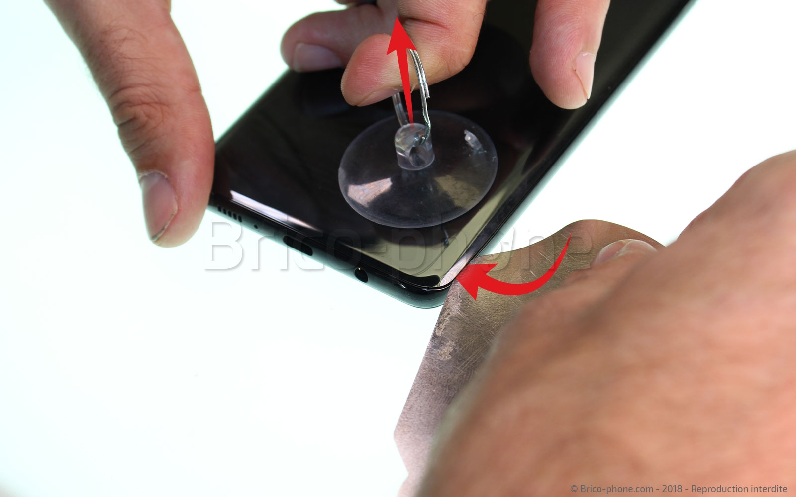 Changement de bloc écran sur Galaxy A9 2018 photo 3