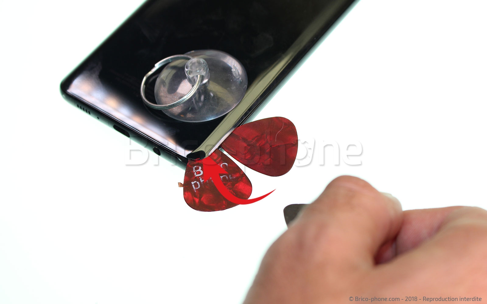 Changement de bloc écran sur Galaxy A9 2018 photo 1