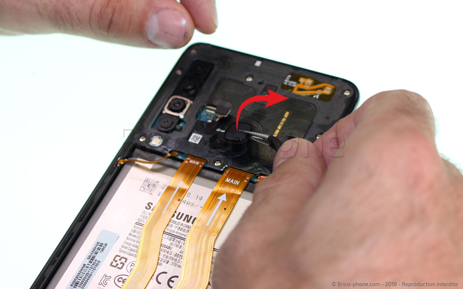 Changement de bloc écran sur Galaxy A9 2018 photo 3