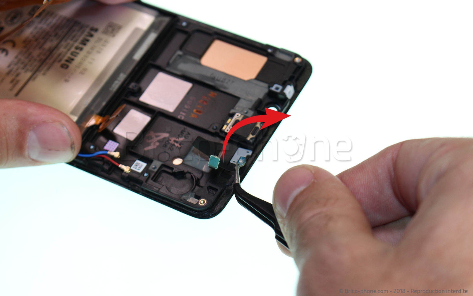 Changement de bloc écran sur Galaxy A9 2018 photo 2