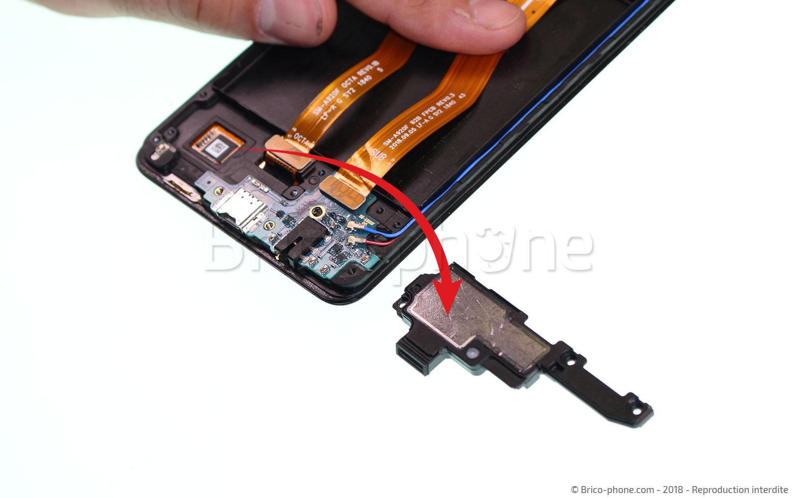 Changement de bloc écran sur Galaxy A9 2018 photo 3