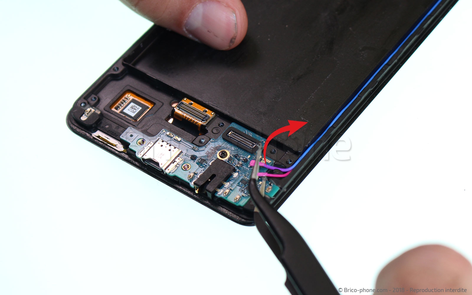 Changement de bloc écran sur Galaxy A9 2018 photo 1