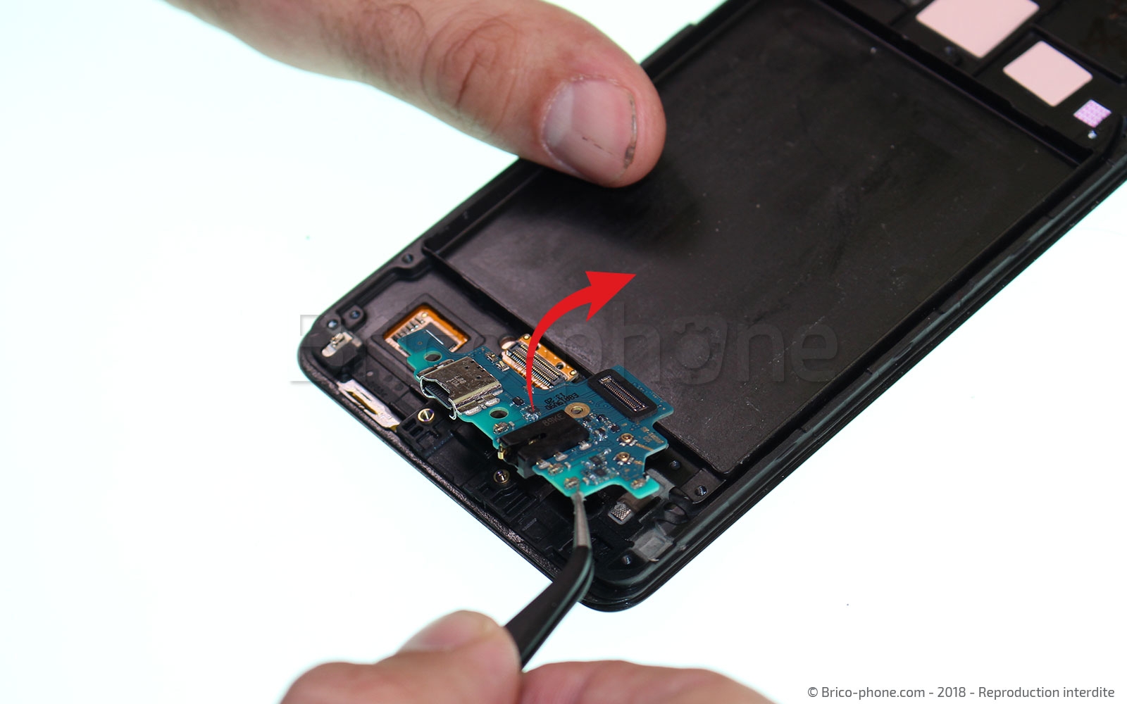 Changement de bloc écran sur Galaxy A9 2018 photo 3