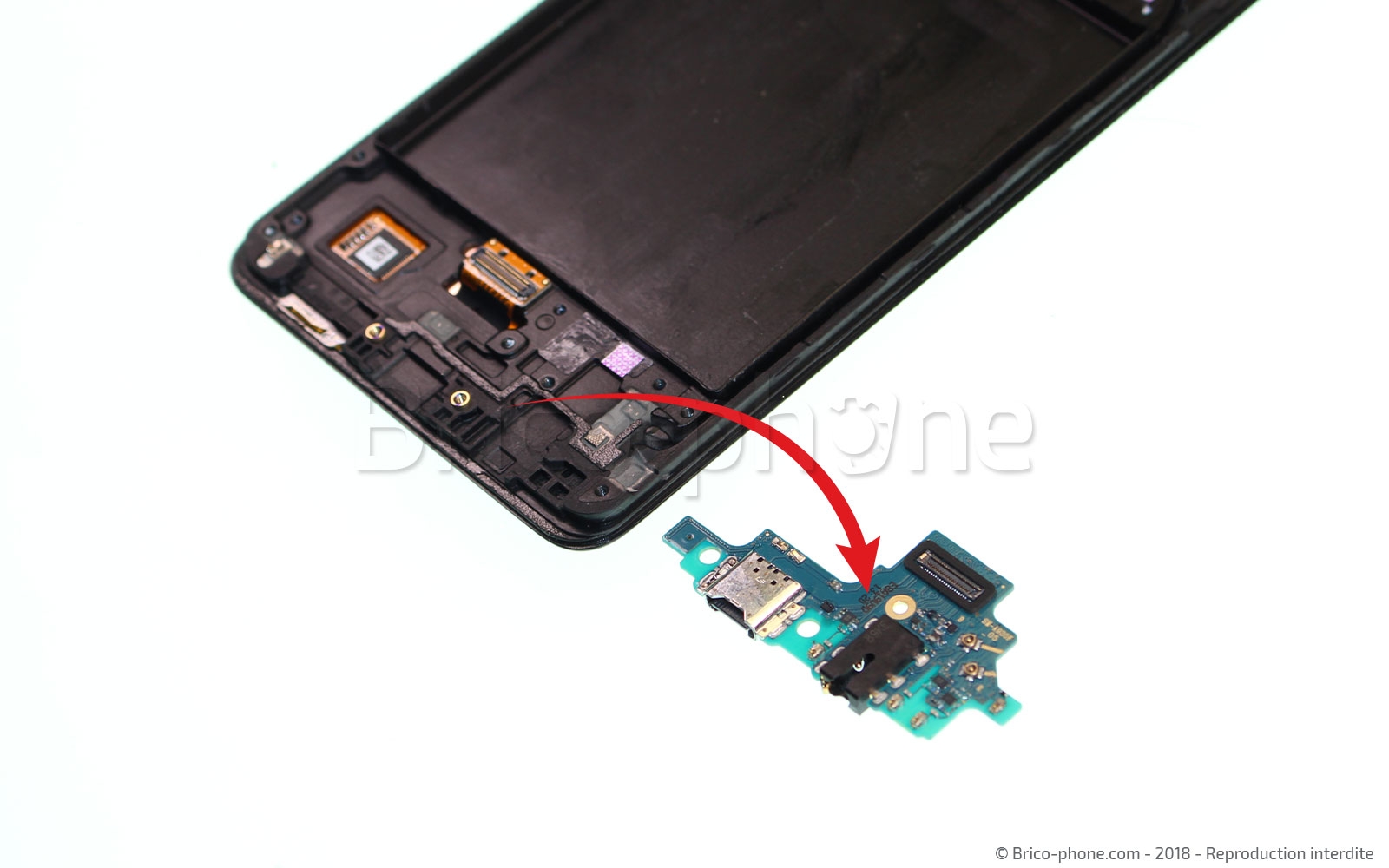 Changement de bloc écran sur Galaxy A9 2018 photo 4