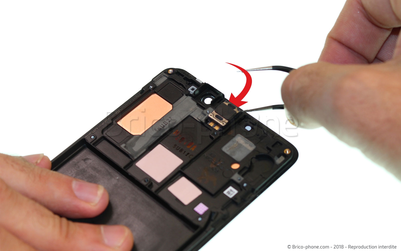 Changement de bloc écran sur Galaxy A9 2018 photo 1