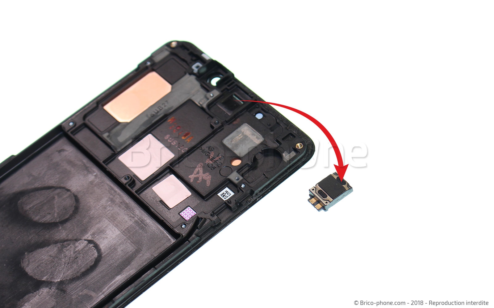 Changement de bloc écran sur Galaxy A9 2018 photo 3