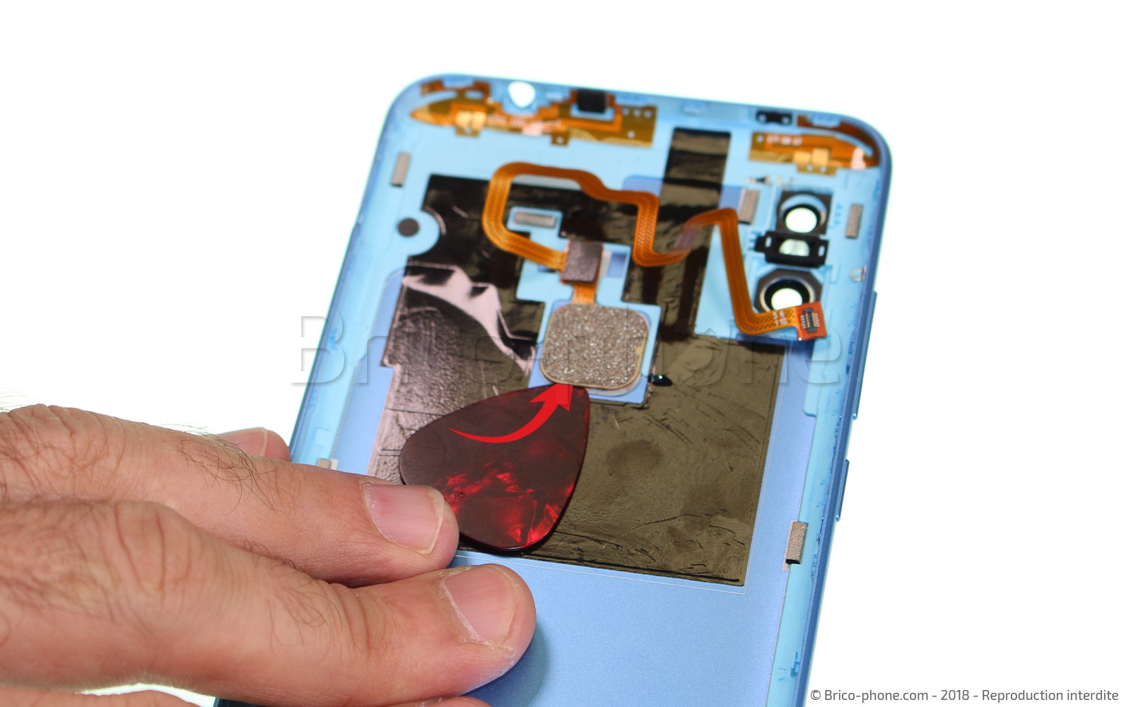 Changement de coque arrière sur Redmi Note 6 Pro photo 2