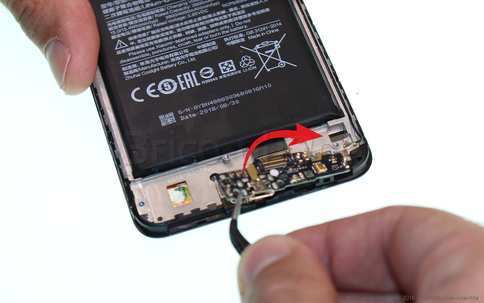 Changement de connecteur de charge sur Redmi Note 6 Pro photo 1
