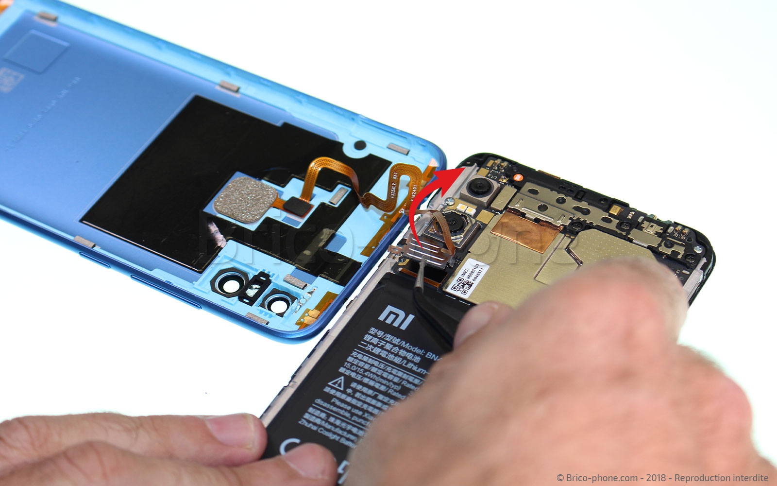 Changement de batterie sur Redmi Note 6 Pro photo 2