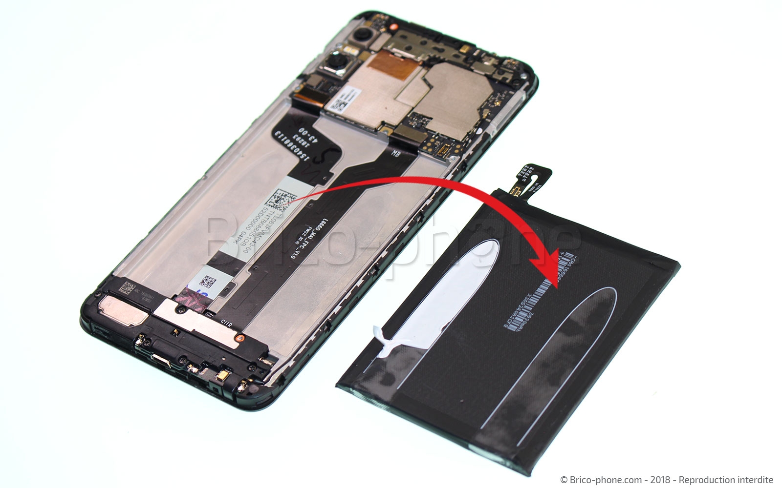 Changement de batterie sur Redmi Note 6 Pro photo 3