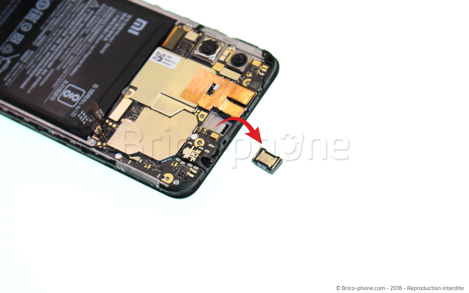 Changement de haut-parleur interne  sur Redmi Note 6 Pro photo 2