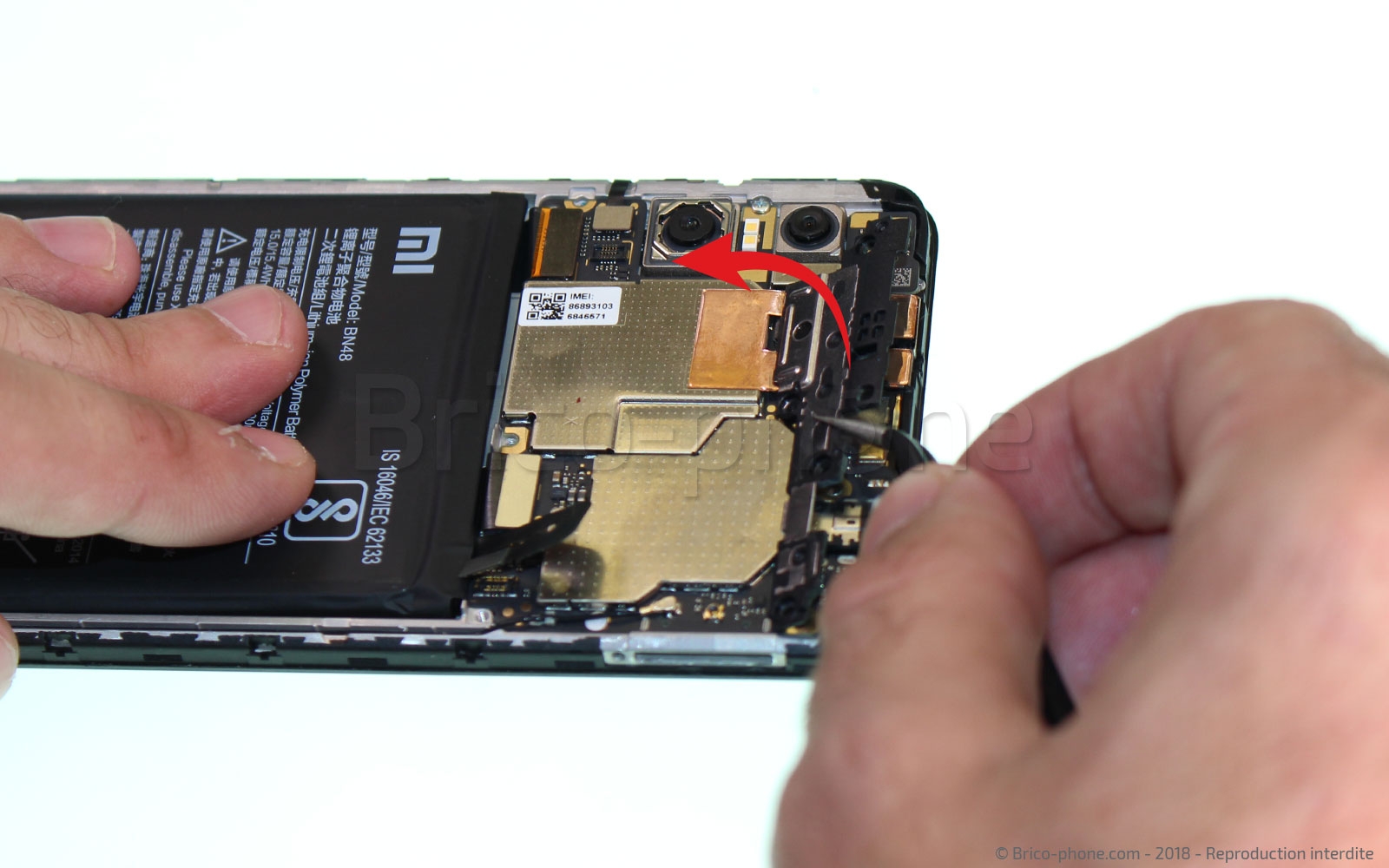 Changement de caméra avant sur Redmi Note 6 Pro photo 2