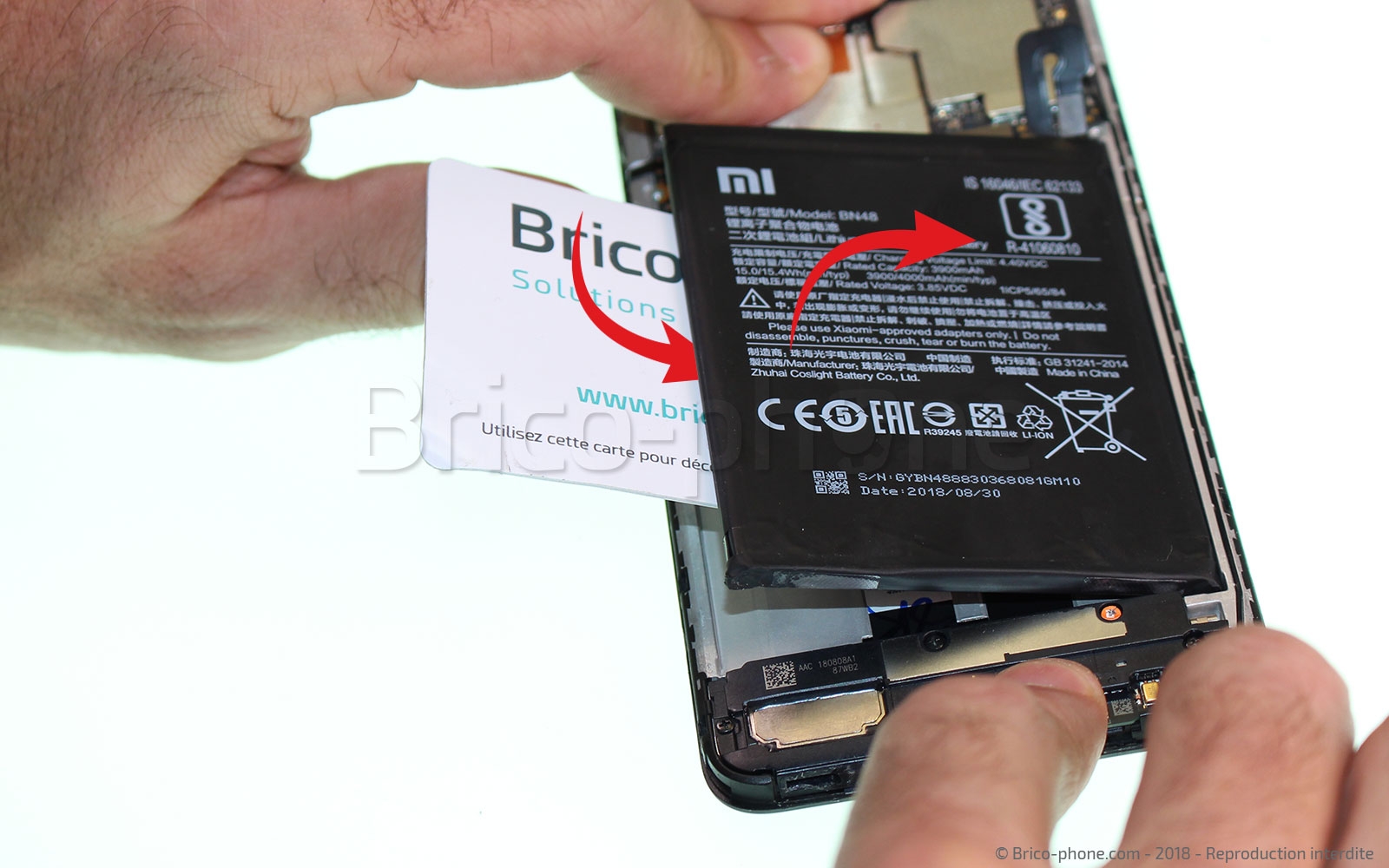 Changement d'écran (vitre + LCD)  sur Redmi Note 6 Pro photo 2